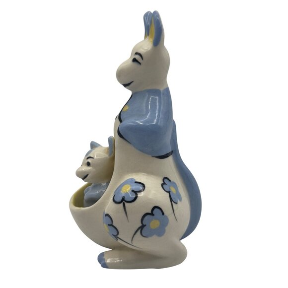 Vintage Ceramic Kangaroo With Joey Salt and Pepper Shaker Set - Picture 2 of 9